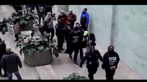 Capitol police carry out protesters calling for a ceasefire