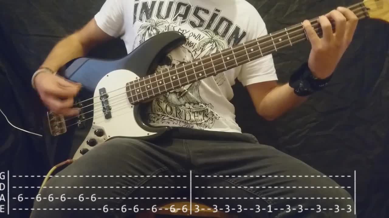 Marilyn Manson - Tourniquet Bass Cover (Tabs)