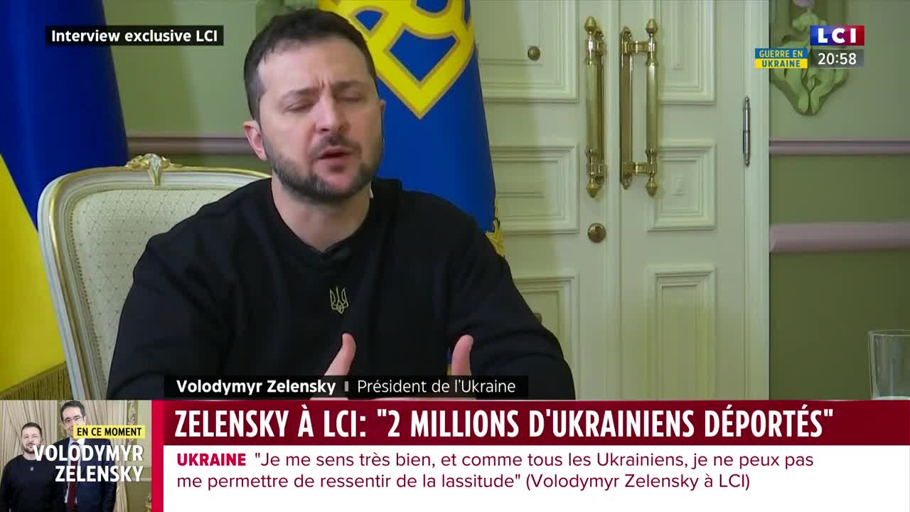 Q10/29 Zelensky interviewed by Rochebin 16 Dec 2022: Zelensky on Soviet regime parallels and Putin's concept of slavery