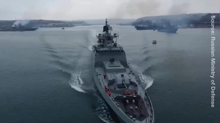 BREAKING:Russia orders warships into Black Sea