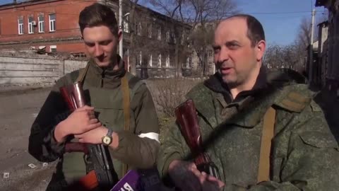 Ukraine War - A father and son from the DPR