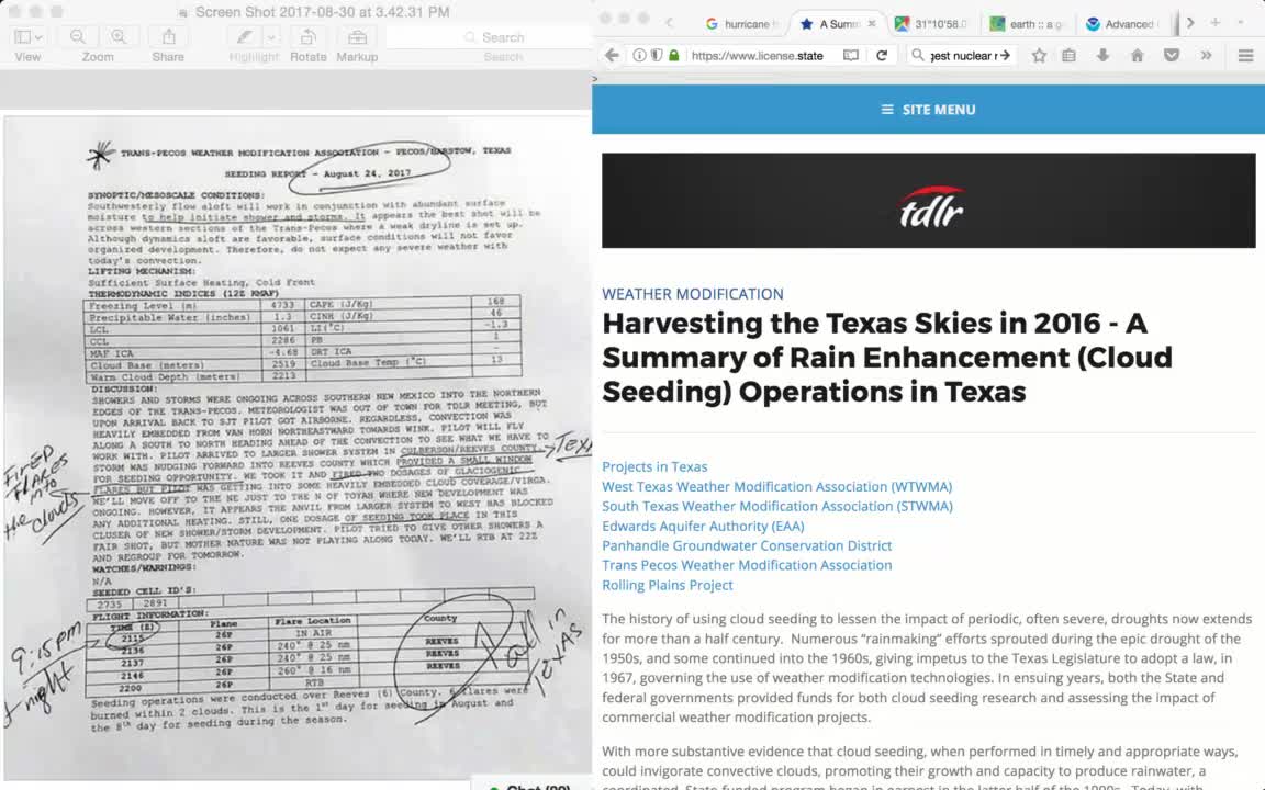 Weather MOD Cloud Seeding