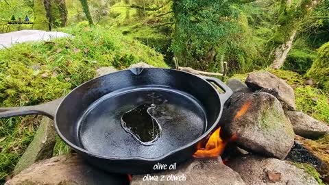 😱Everyone will salivate from such a dish! ASMR cooking in the wild