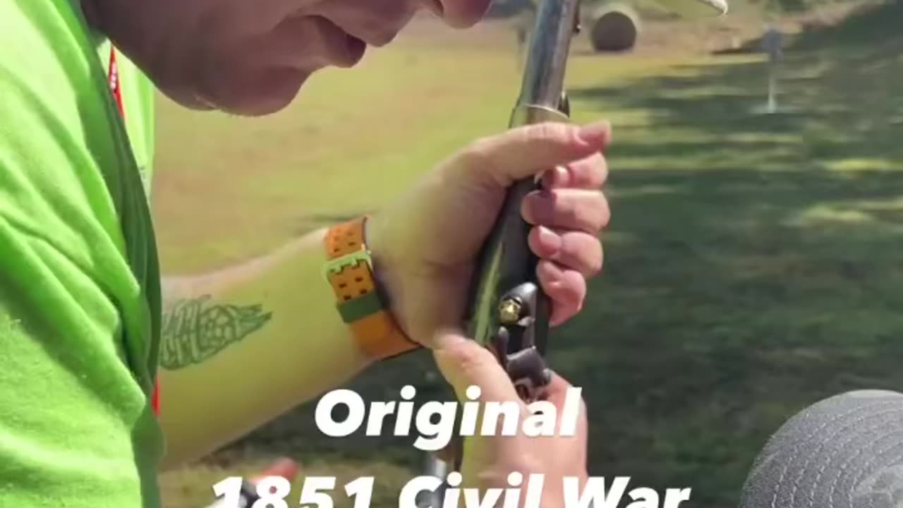 Original 1851 Civil War Black Powder pistol.