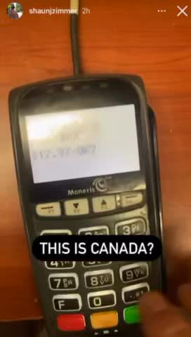 Accounts being frozen. War Measures Act in effect.