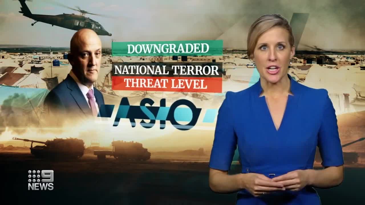 Australia's terrorism threat level lowered from probable to possible | 9 News Australia