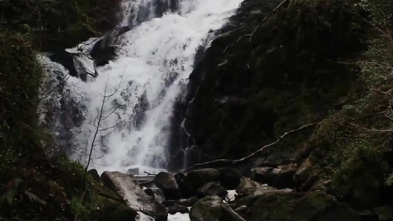 A beautiful waterfall