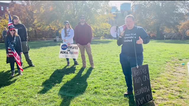 Nov 3, 2021 #WorldwideWalkout #FreedomRally #BostonMA