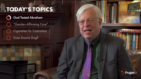 Dennis Prager Fireside Chat #281 ✝️ God tested Abraham ✝️ subscribe to PragerU below 👇