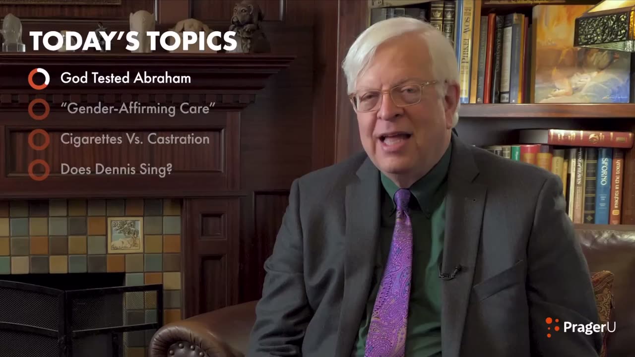 Dennis Prager Fireside Chat #281 ✝️ God tested Abraham ✝️ subscribe to PragerU below 👇