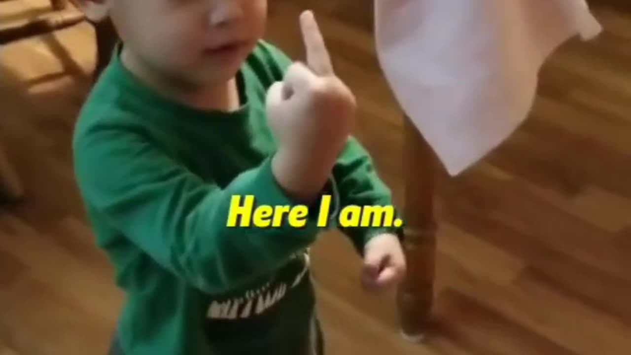 Daddy finger Daddy finger where are you? Here I am