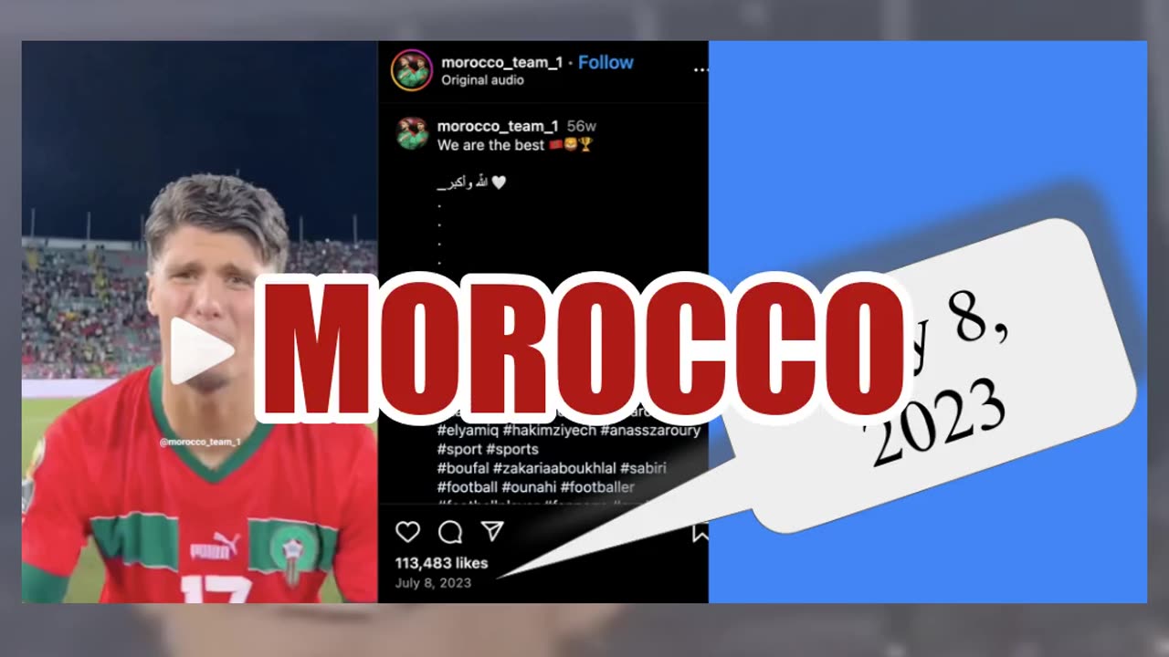 Fact Check: Moroccan Footballers' Throat Slitting Motions, Shouting 'Allahu Akbar' NOT At Olympics