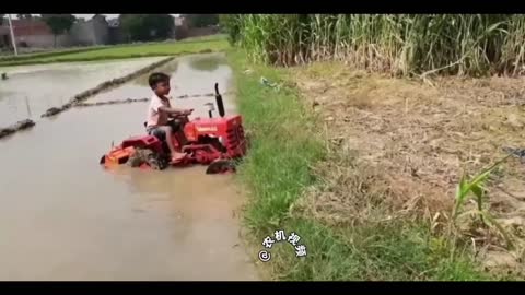 Rescue by tractor