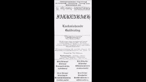 Falkenbach - (1995) - Promo '95 (Demo)
