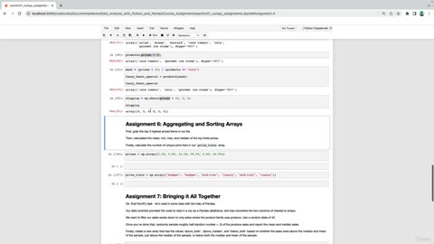 ASSIGNMENT Aggregation & Sorting video 22