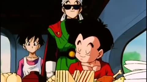 dragon ball z goku eating like never before