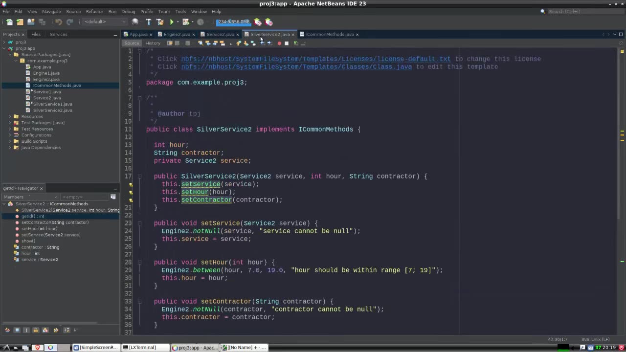 Programowanie obiektowe - projekt (demo2) cz.2