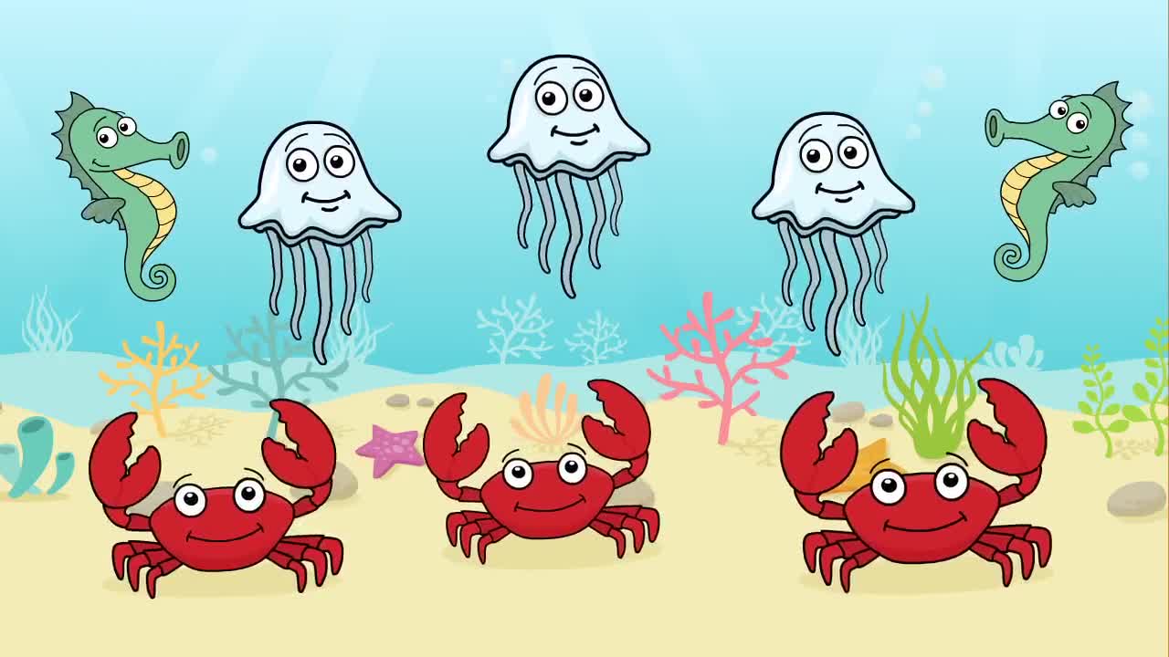 Fünf kleine Fische - Kinderlieder zum Mitsingen Sing Kinderlieder