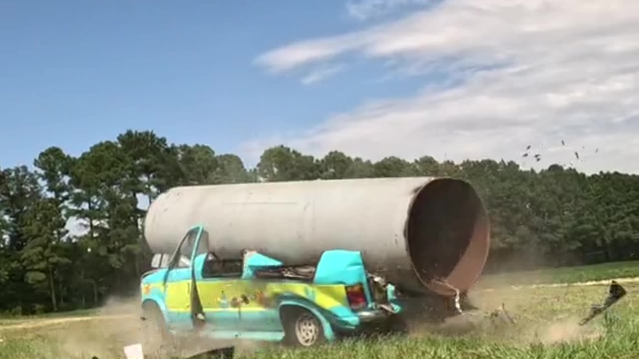 @mrbeast broke the different cars,school and boats