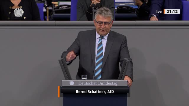 Bernd Schattner Rede vom 29.09.2022 - Lieferketten- und Logistikprobleme durch Energiepreise