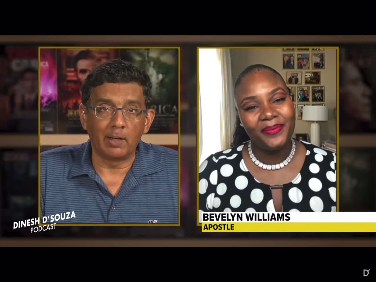 Dinesh D’Souza w/ Bevelyn Beatty Williams Christian’s need to speak up ❤️ ✝️ 🇺🇸 #maga