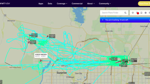 N3044U N903EE N288PA over Poor wittmann - 3pm