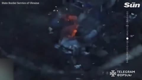 Ukraine FPV drone unleashes MASSIVE explosion annihilating Russian ammunition warehouse