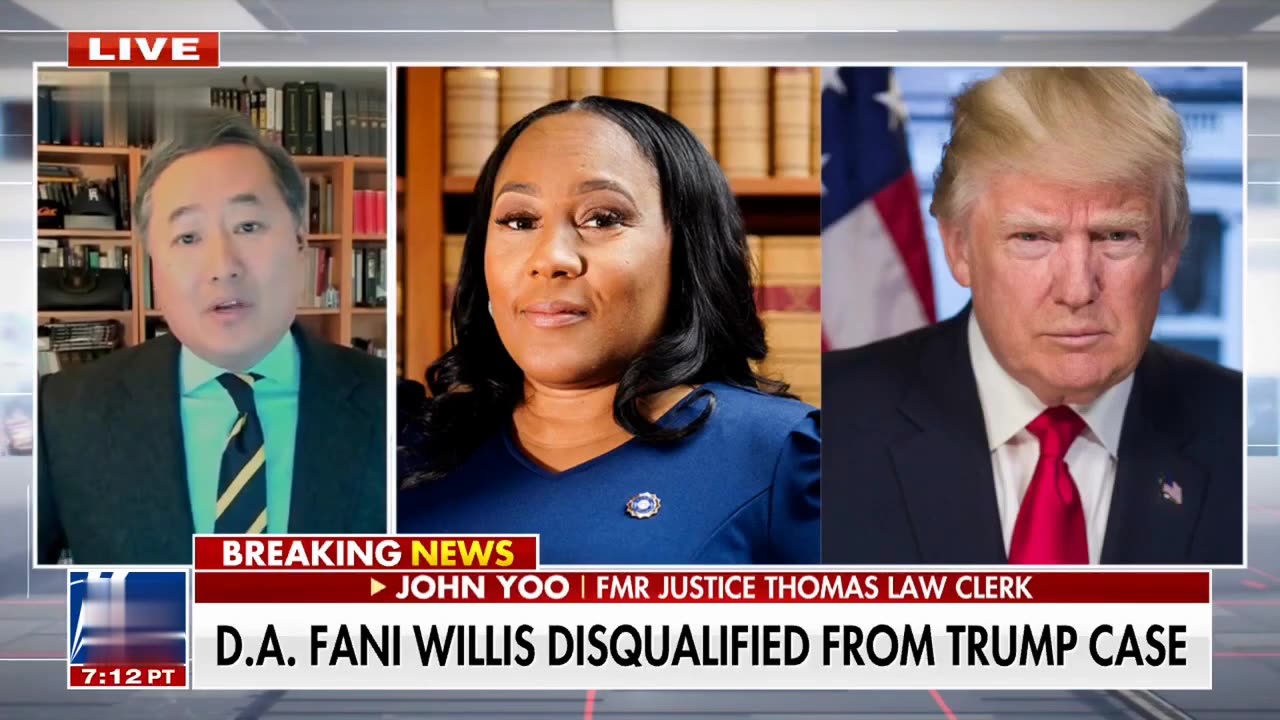 BREAKING: DA Fani Willis disqualified from Georgia Trump case