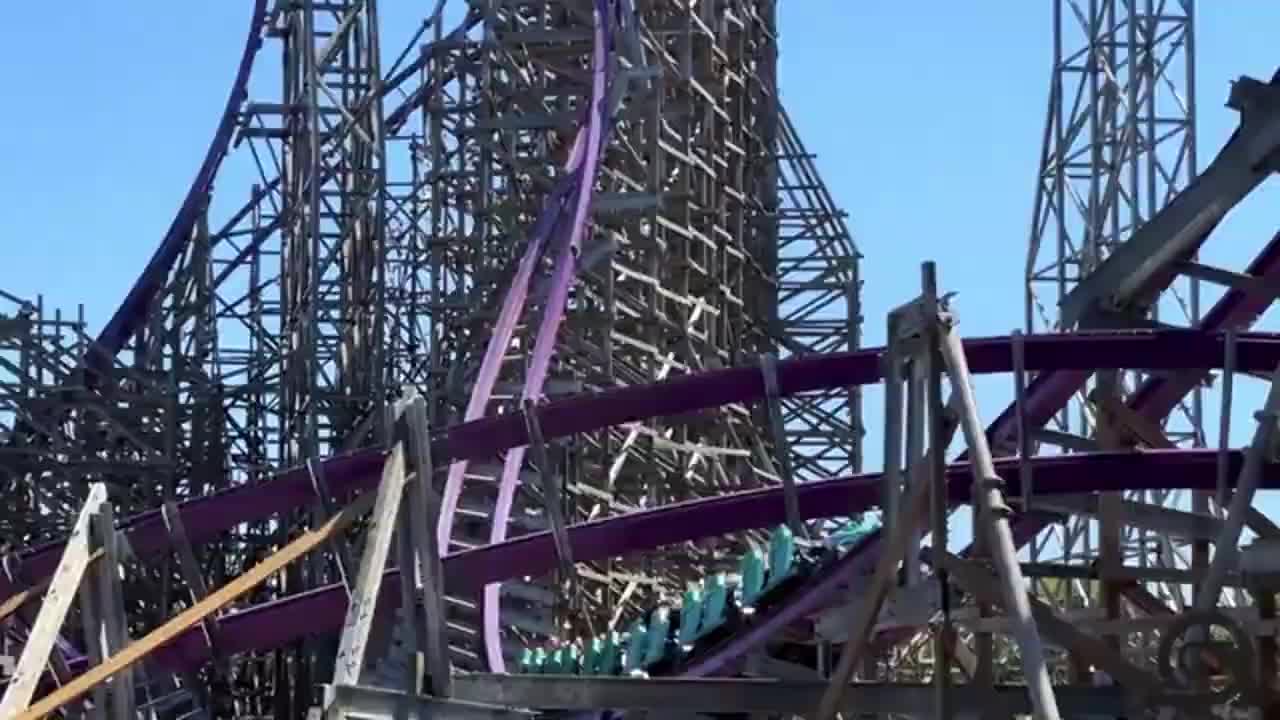 Montu Back Row on ride 5.3K POV @30fps Horizon Locked; Busch Gardens Tampa