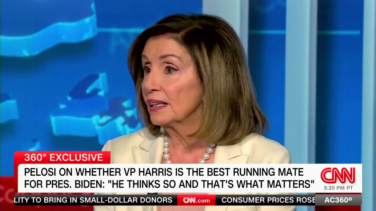 Pelosi Trashes Kamala As Biden's Running Mate