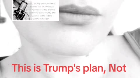 This is Trump's plan and I agree with it