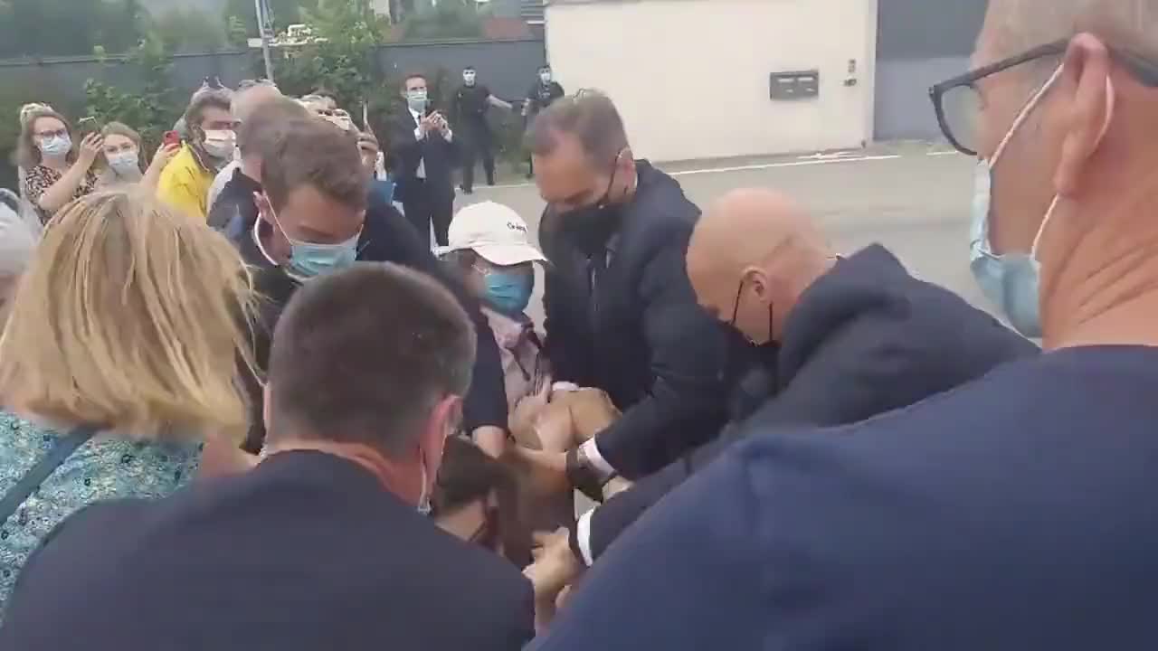 Macron is getting more popular by the day, just not the way he wants it to be