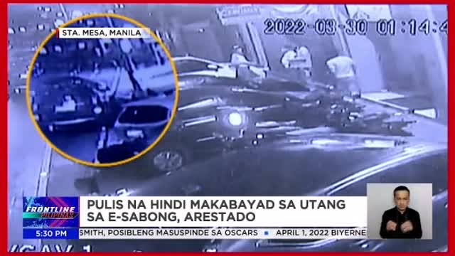 Pulis na hindi makabayad ng utang sa e-sabong, arestado