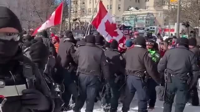 Canadian Ottawa Police Have Become Nothing More than Modern Day Gestapo