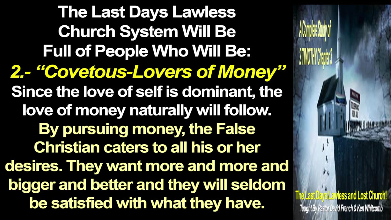 For Men Will Be Lovers of Money! | A Complete Study of 2 Timothy Chapter 3