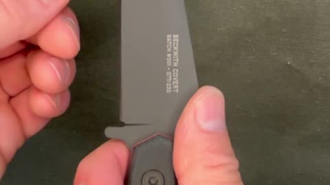 BECKWITH/COVERT: Tanto time!