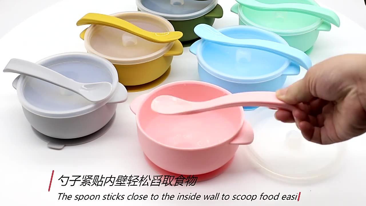 Enjoy Mess-free Meals with Our Silicone Bowl - Perfect for Kids!