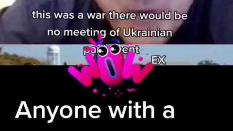 Anyone who has a brain knows no war is going on in Ukraine.