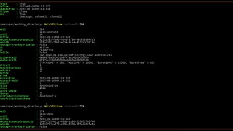 SolidFire Volume Clone Demo