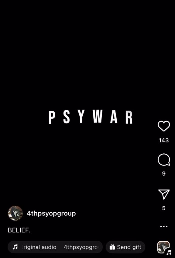 New Ghosts In The Machine Vid | “Belief” #Psy-War (Check Description)