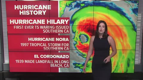 Tracking Hurricane Hilary: Downgraded to Category 1 as it nears Southern California