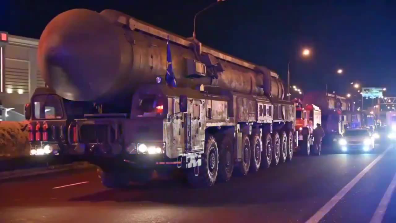 RS-24 Yars ICBM En Route From Ivanovo to Moscow for the Victory Day Parade