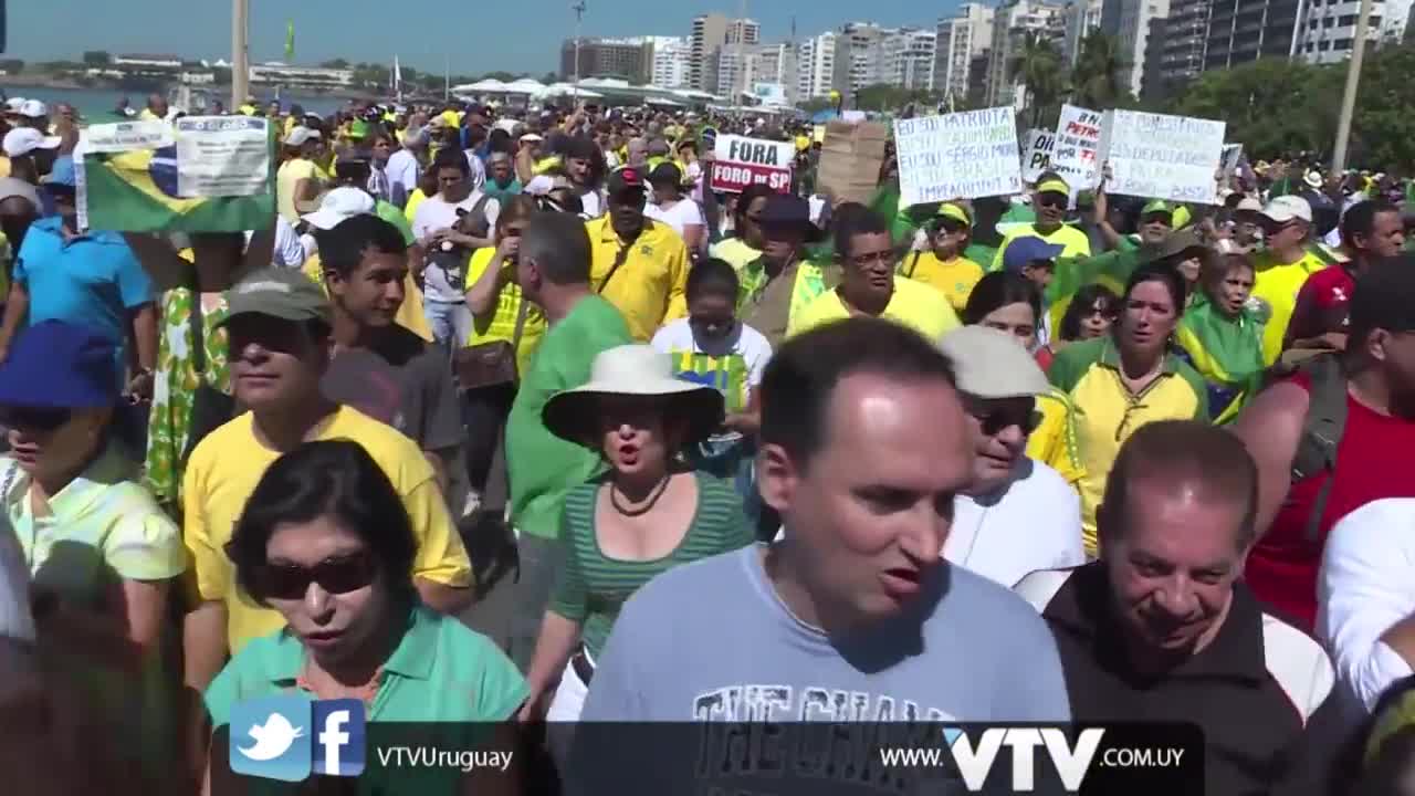 VTV NOTICIAS: BRASIL PROTESTAS