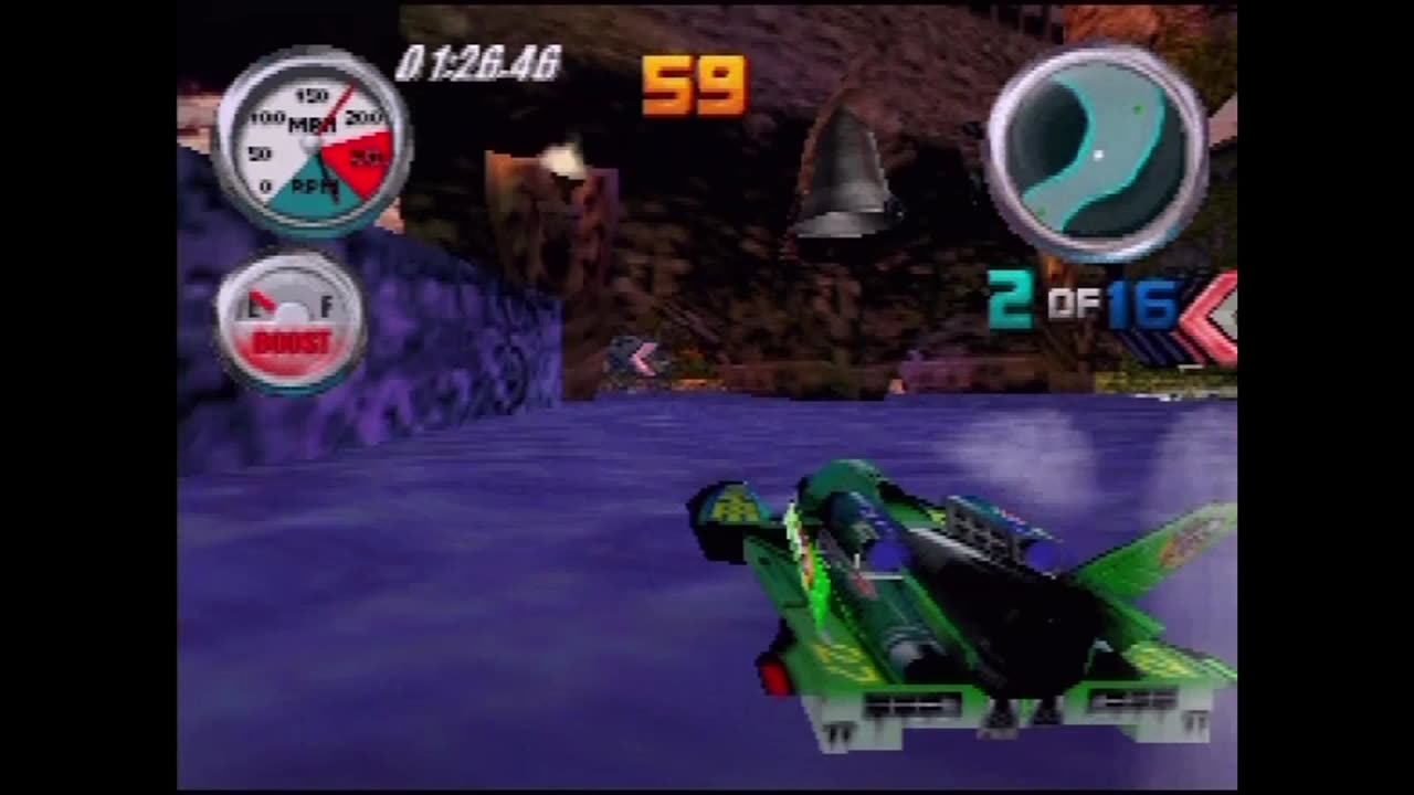 Hydro Thunder (Actual N64 Capture) - Castle Von Dandy