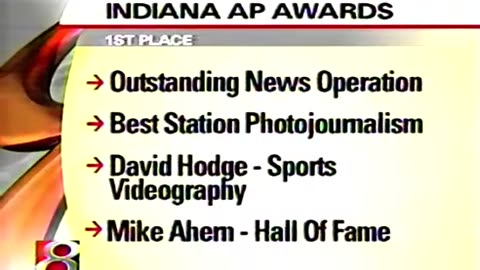 April 2, 2005 - WISH Wins AP Awards & Mike Ahern is Hall of Famer