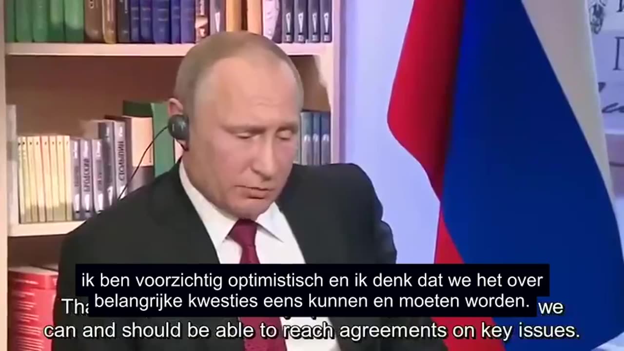 VLADIMIR PUTIN reflecteert op Amerikaanse presidenten en politiek RU, ENG, NL