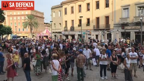 Cagliari Manifestazione No Dittatura Sanitaria