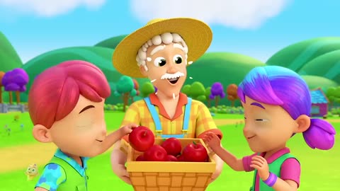 Old Farmer Joe Had A Farm _ Joe's Farm Song For Kids