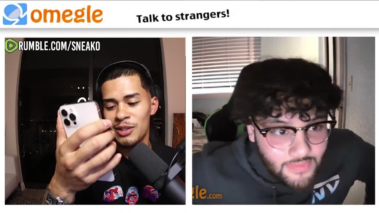 sneako on omegle best moment