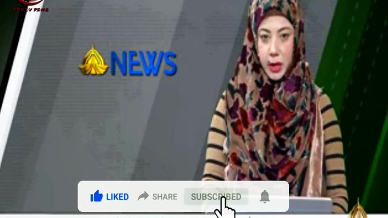 Rj Haya Khan AL Akhbar Arabic News Bulletin 17 at PtvNews Islamabad